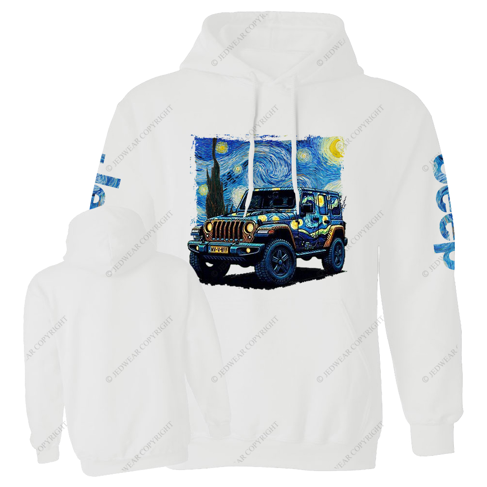 The Starry Night By Van Gogh Canvas Jp Casual Hoodie