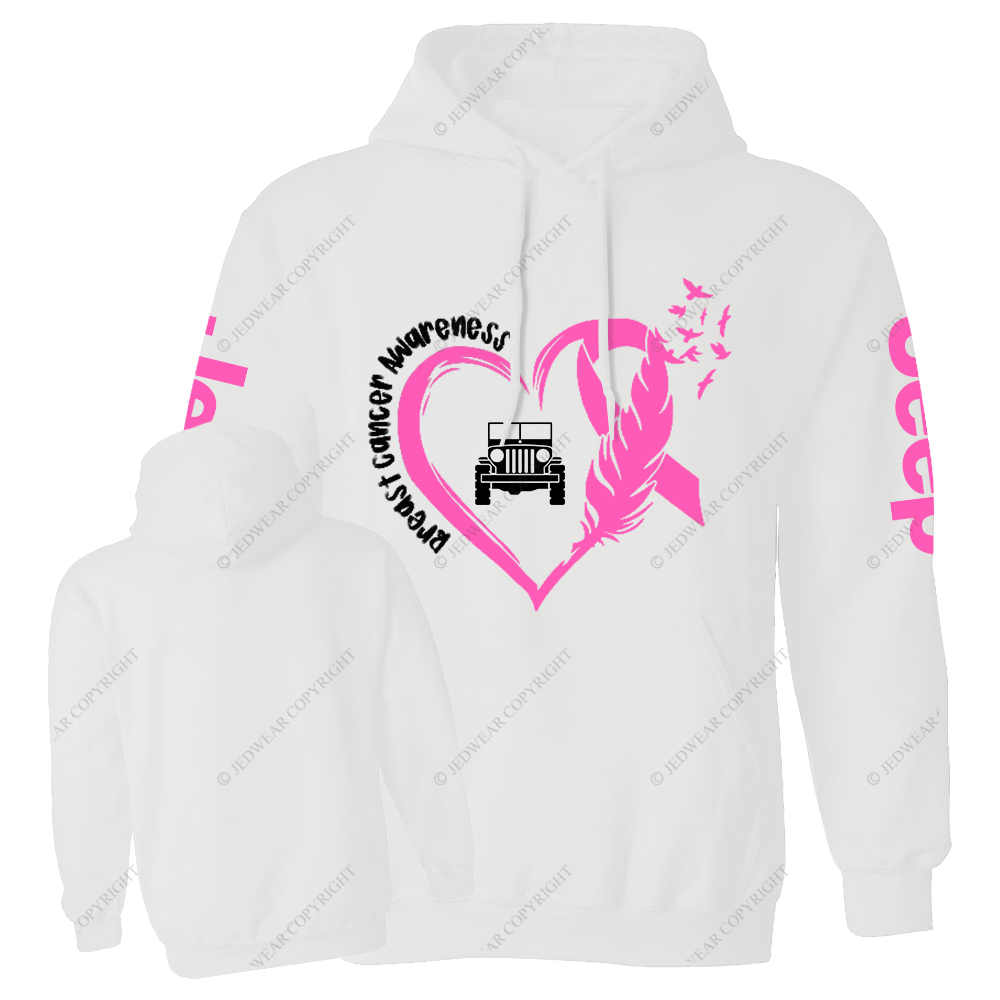 Breast Cancer Awareness Love Butterfly Jp Casual Hoodie