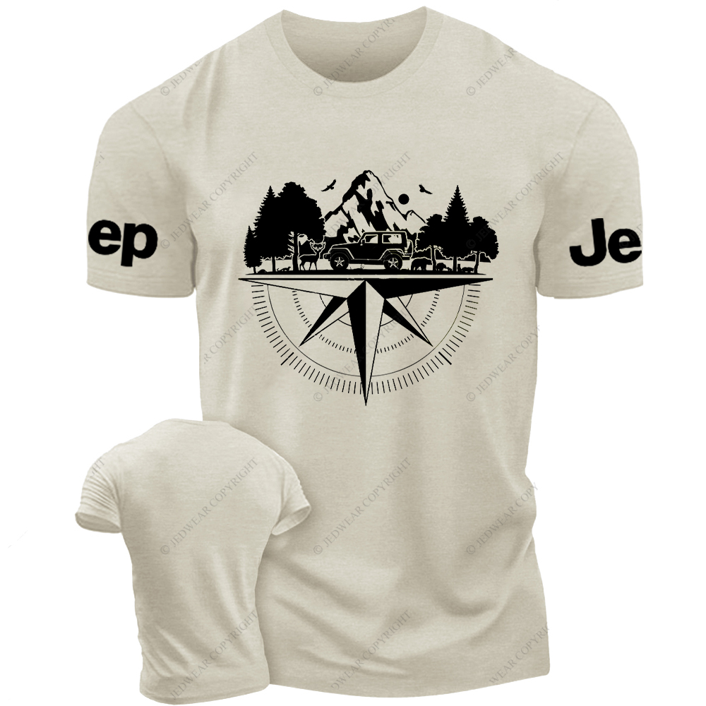 Safair Africa Sika Deer Zoo Compass Jp T-Shirt