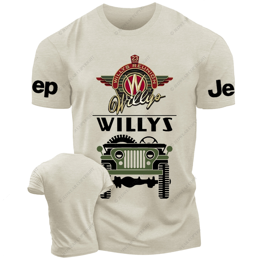 Army Military Vehicle Truck Willys Jp T-Shirt
