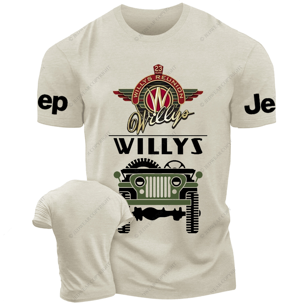 Army Military Vehicle Truck Willys Jp T-Shirt