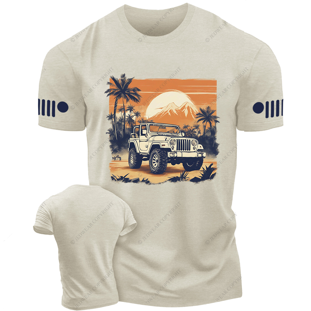 Wrangler 4x4 Off-Road Classic Palm Trees Jp T-Shirt