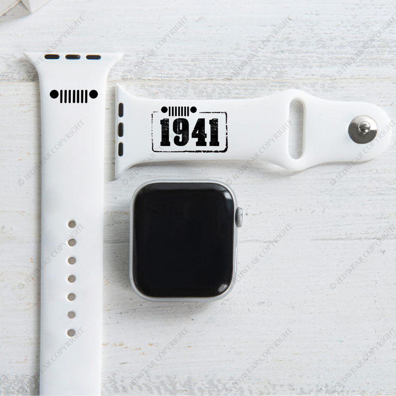 JP Created Times Since 1941 Vintage Style Print Watch band