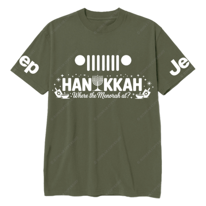 Funny Hanukkah Jewish Holiday Dreidel Menorah Joke Judaism Jp T-Shirt