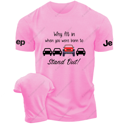 Red Wrangler Why Fit In When You Were Born To Stand Out Jp T-Shirt