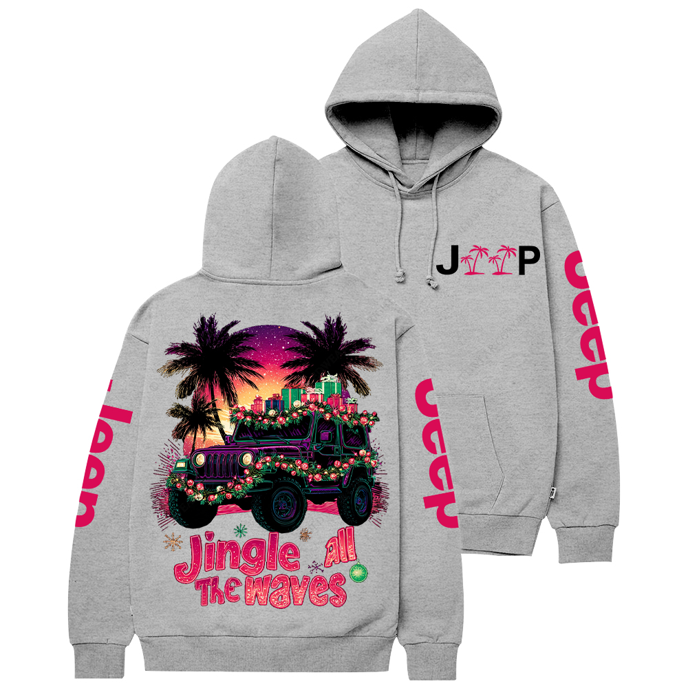 Jingle All the Waves Jp Casual Hoodie