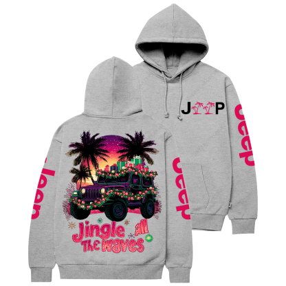 Jingle All the Waves Jp Casual Hoodie