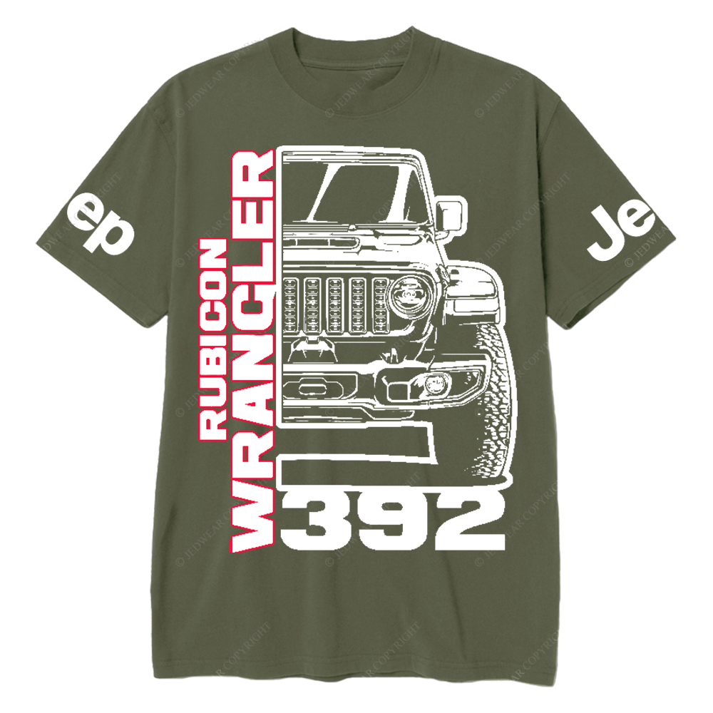 Rubicon Wrangler 392 V8 Trail King Off-Road Muscle Icon Jp T-Shirt