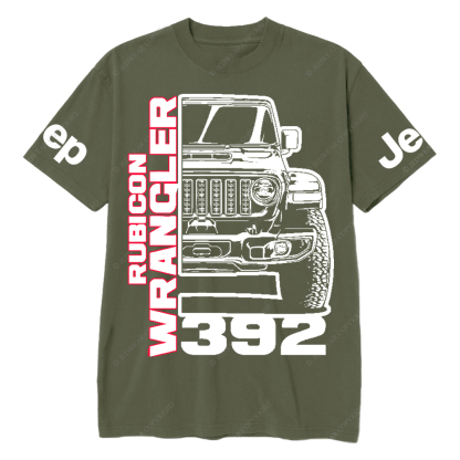 Rubicon Wrangler 392 V8 Trail King Off-Road Muscle Icon Jp T-Shirt