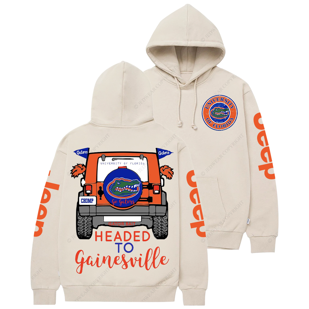 Headed To Gainesville Go Gators Football Jp Casual Hoodie