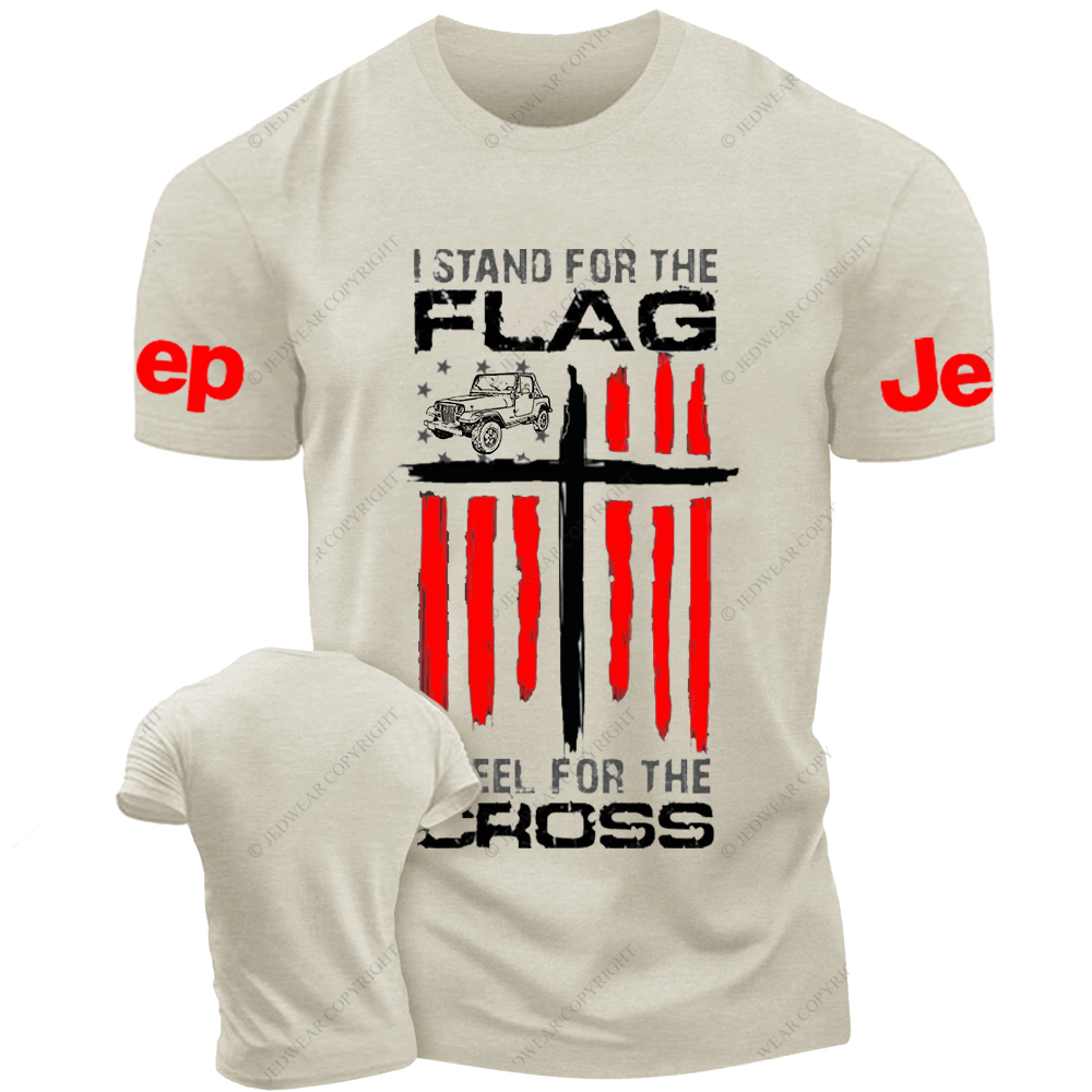 I Stand For The Flag Kneel For The Cross Jp T-Shirt