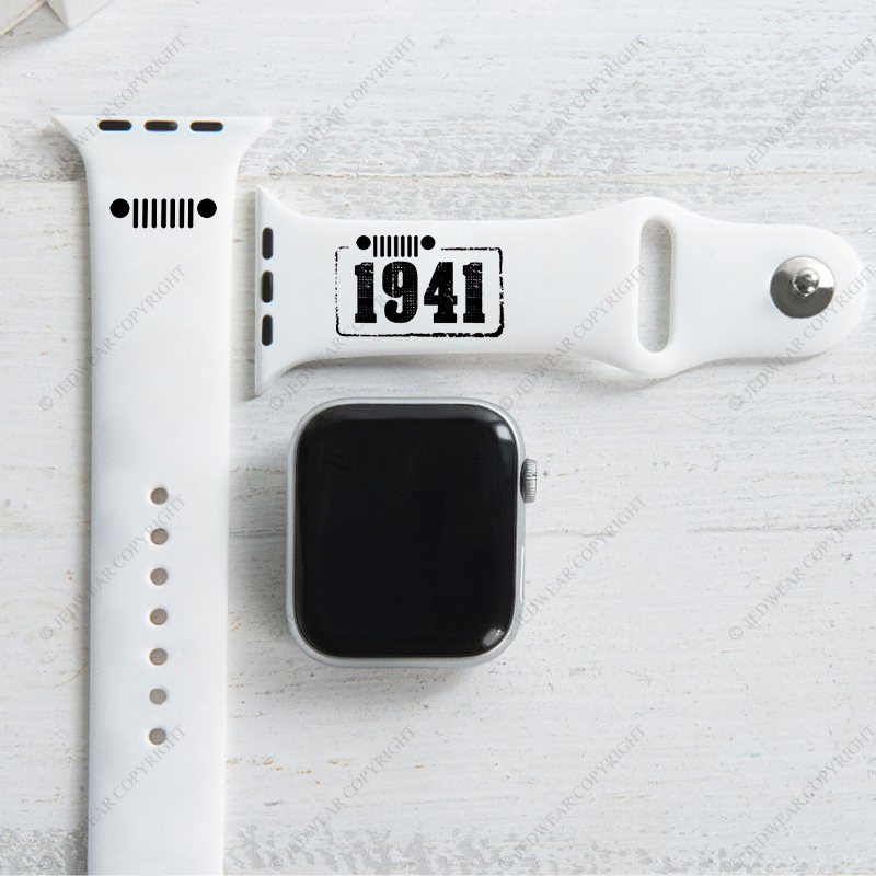 JP Created Times Since 1941 Vintage Style Print Watch band