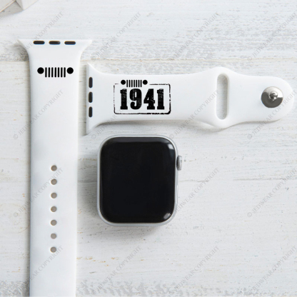 JP Created Times Since 1941 Vintage Style Print Watch band