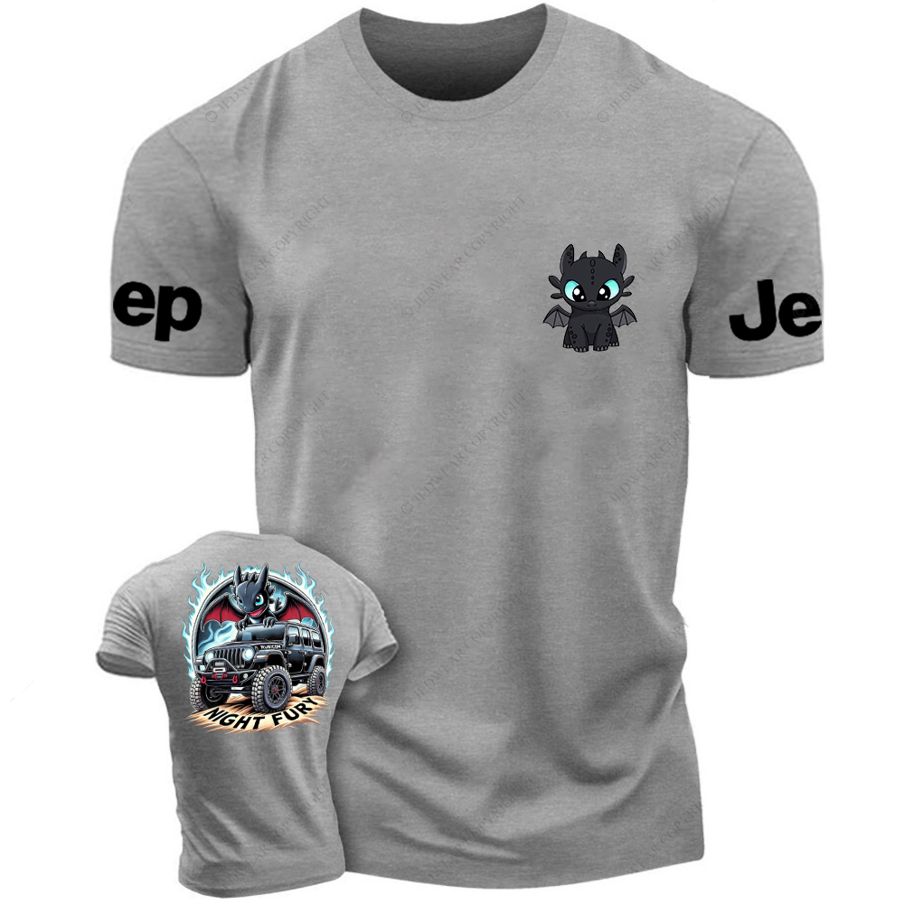 Night Fury Halloween A Little Bat Is Driving Rubicon Jp T-Shirt