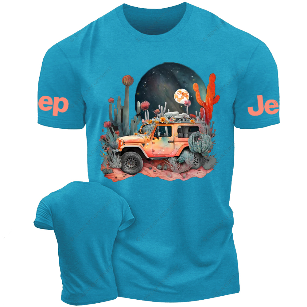 Off-Road Vehicle Boho Cactus Jp T-Shirt