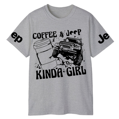 Coffee And Car Kinda Girl Jp T-Shirt