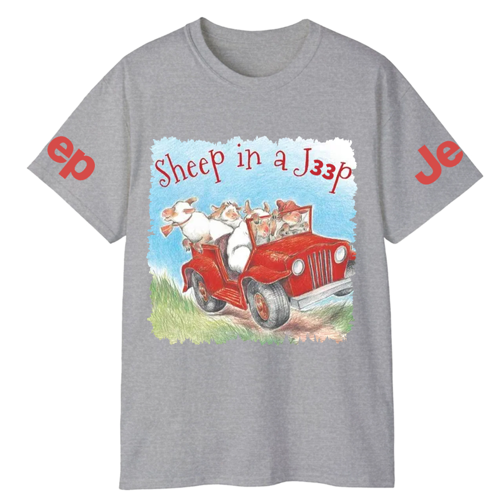 Sheep In A Car Jp T-Shirt