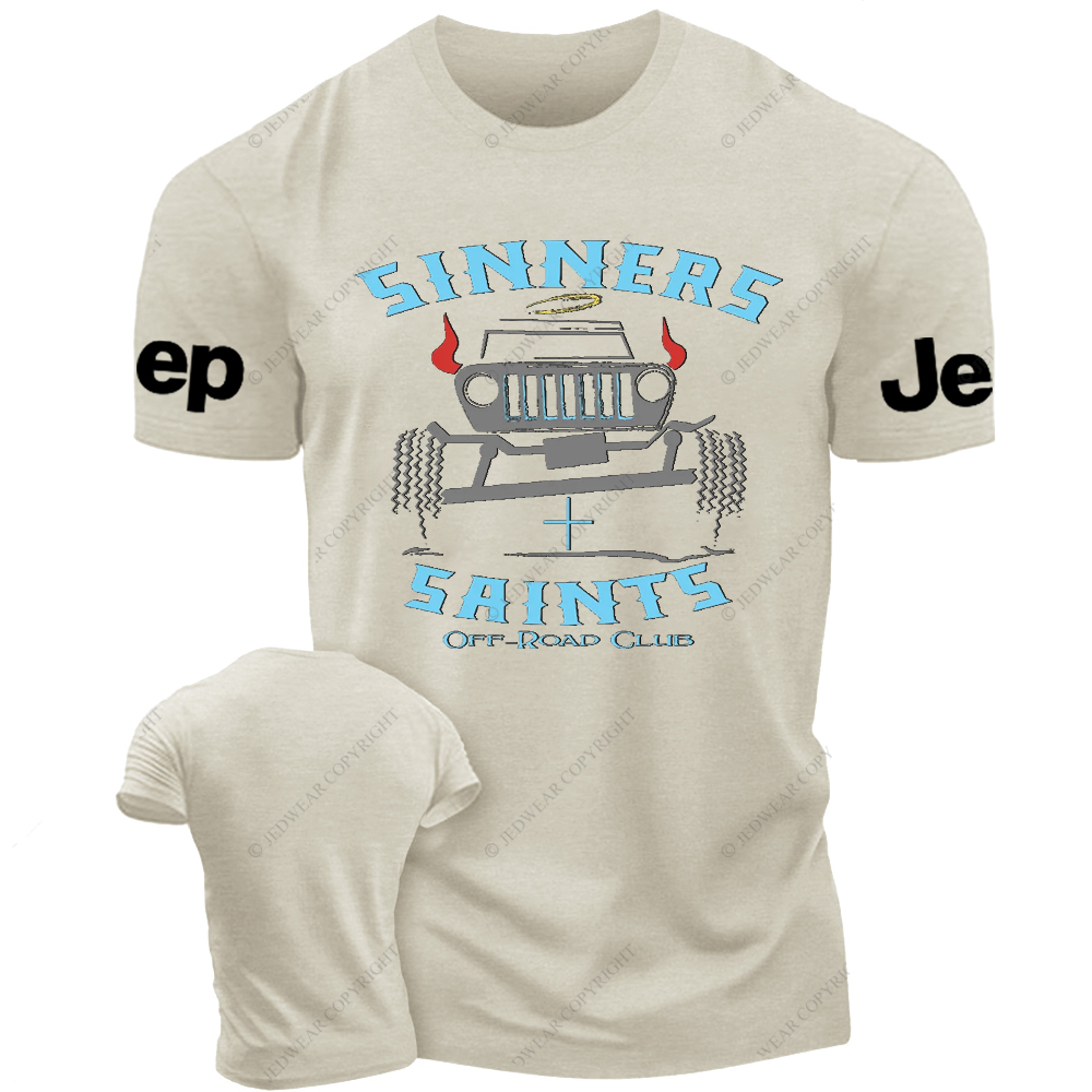 Sinners and Saints District Religion Jesus Jp T-Shirt