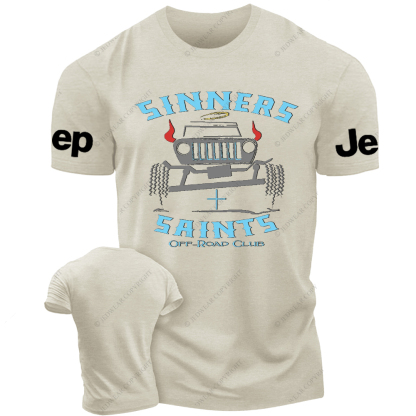 Sinners and Saints District Religion Jesus Jp T-Shirt