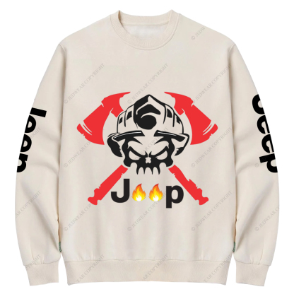 JP Firefighter Fire Extinguishing Tools Jp Crew Neck Sweatshirt