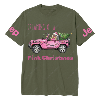 Dreaming Of A Pink Christmas Jp T-Shirt