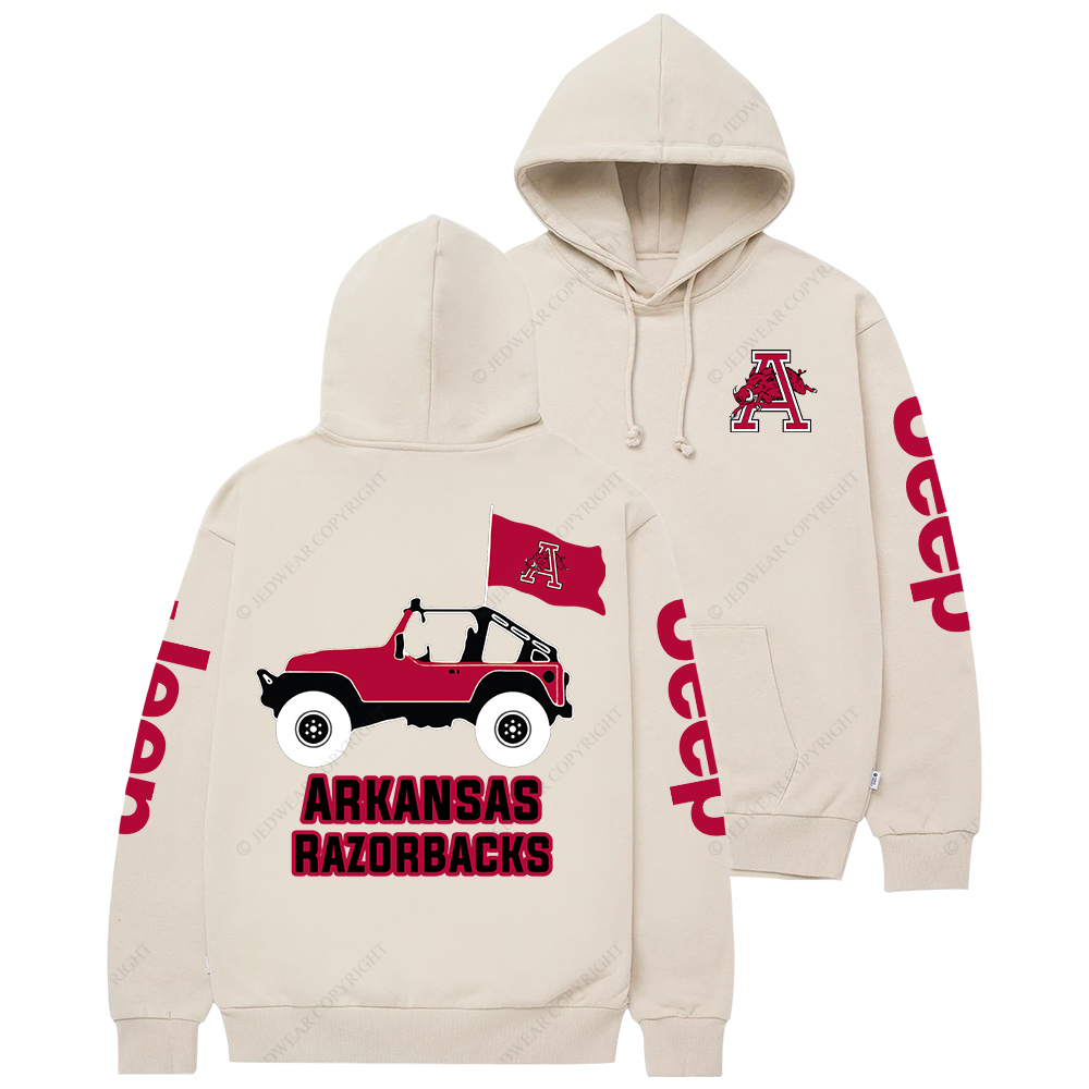 Arkansas Razorbacks Football Jp Casual Hoodie