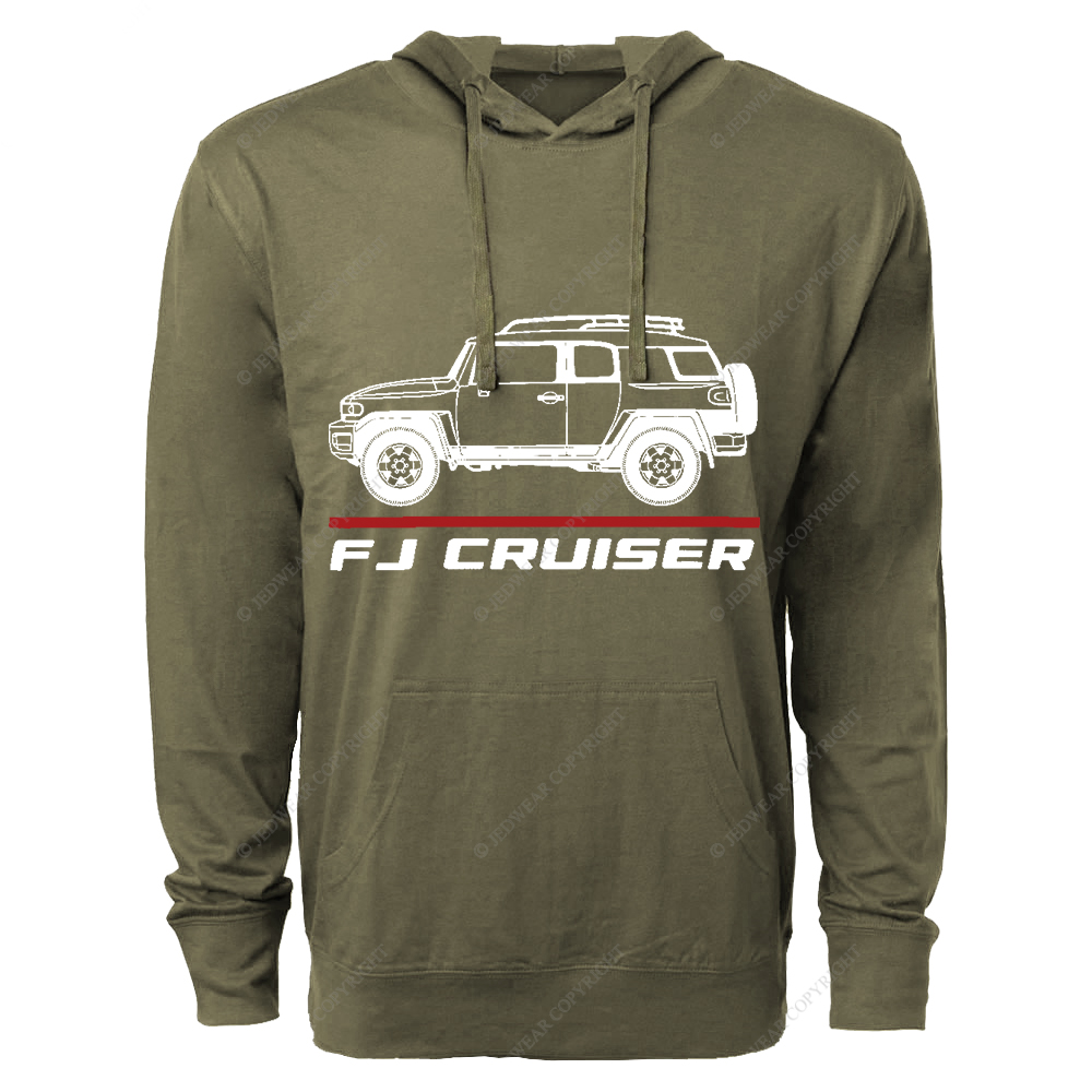 FJ Cruiser SUV Car FJ Oversized Lightweight Hoodie   