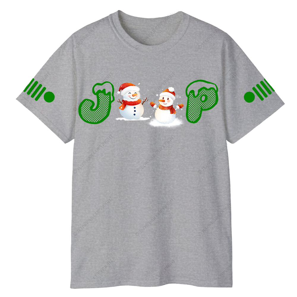 Merry Christmas Snowman Jp T-Shirt