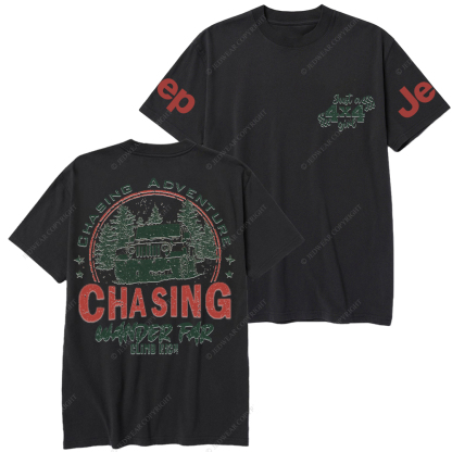 Chasing Adventure Climb High Wander Far Jp T-Shirt