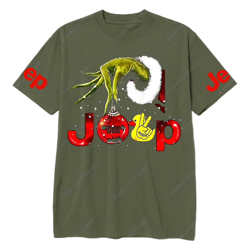 Hand Holding And Duck Merry Christmas Jp T-Shirt
