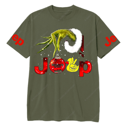 Hand Holding And Duck Merry Christmas Jp T-Shirt