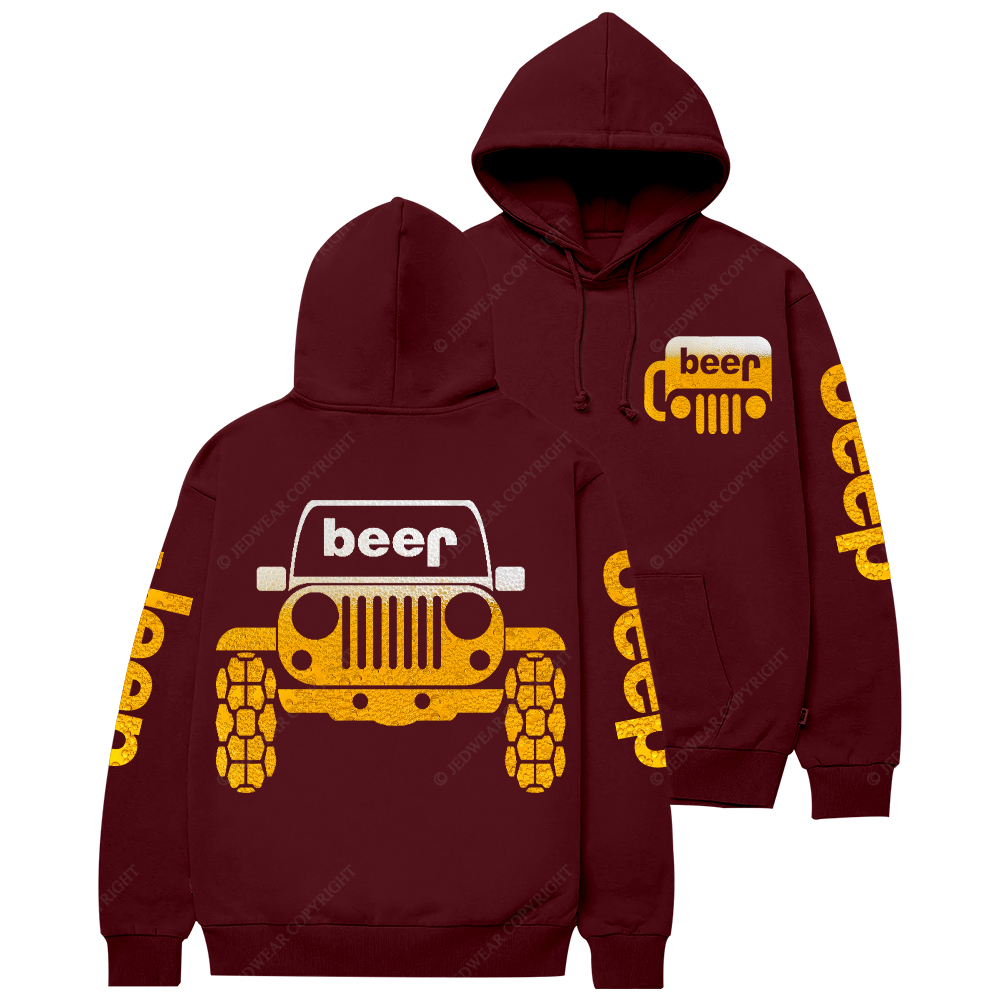 Funny Retro Beer Jp Casual Hoodie