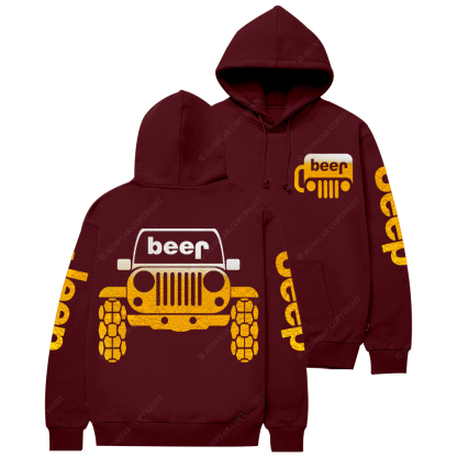Funny Retro Beer Jp Casual Hoodie