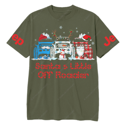Santa’s Little Off Roader Snow Christmas Jp T-Shirt