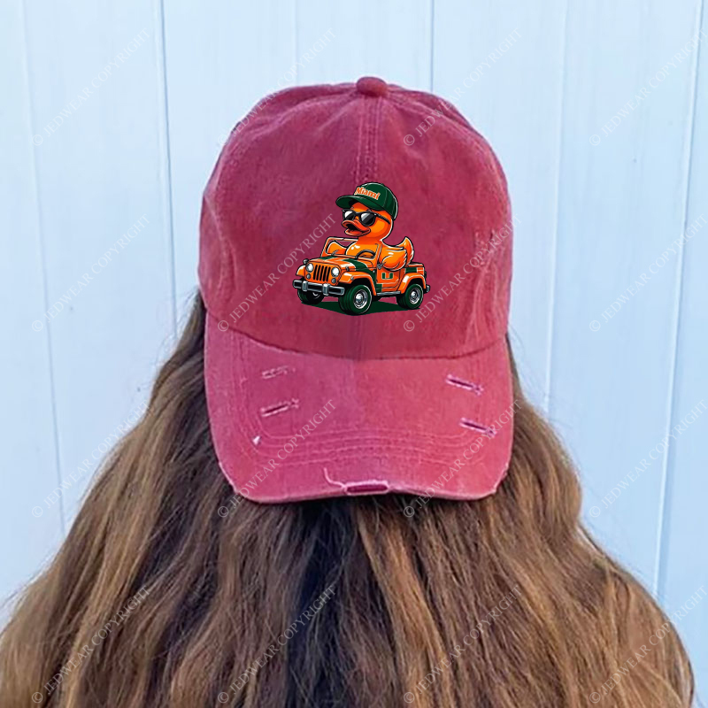 University of Miami Duck Jp Baseball Cap