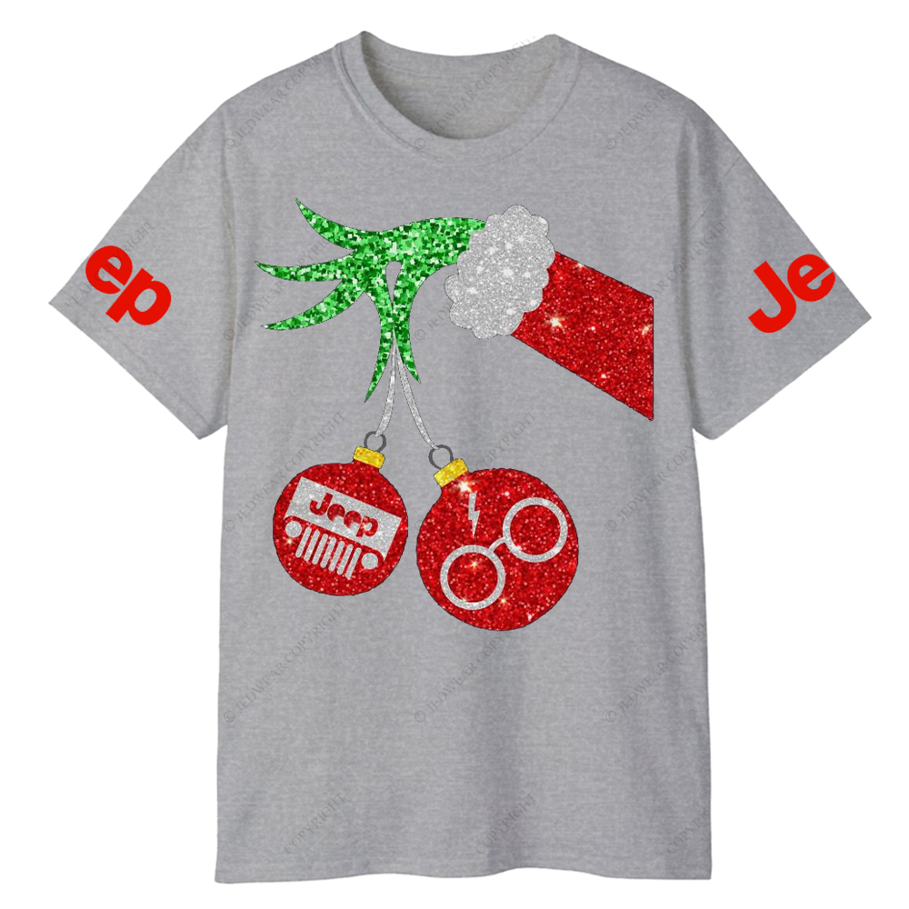 Hand Holding And Bling Merry Christmas Jp T-Shirt
