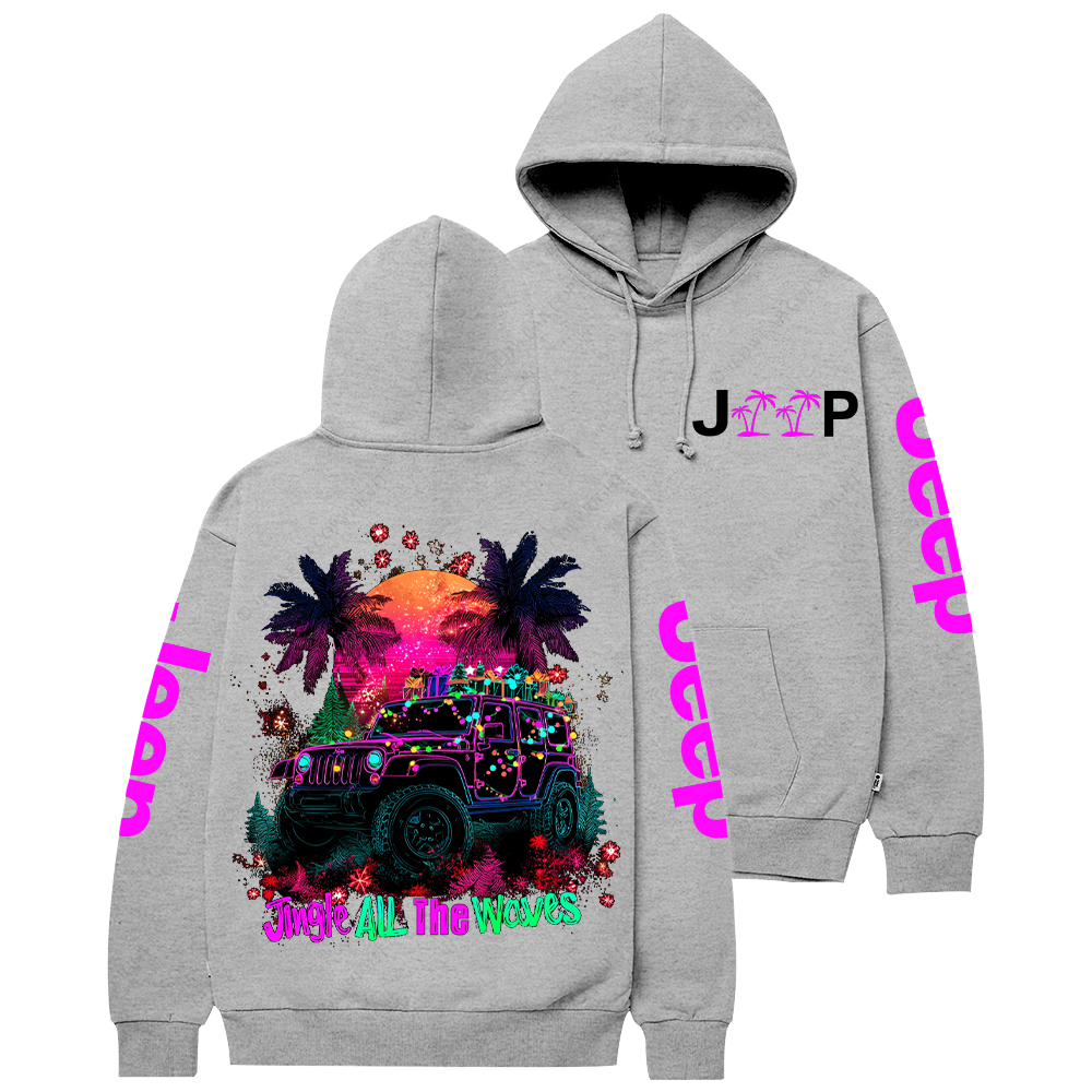 Jingle All the Waves Jp Casual Hoodie