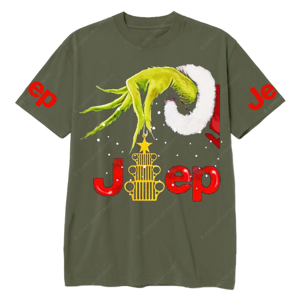  Santa Hug Pine Tree  Merry Christmas  Jp T-Shirt