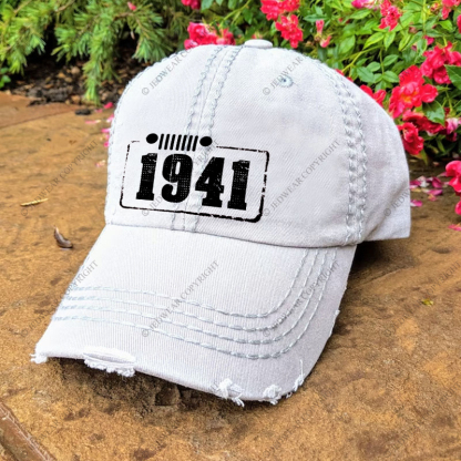 JP Created Times Since 1941 Vintage Style Jp Baseball Cap