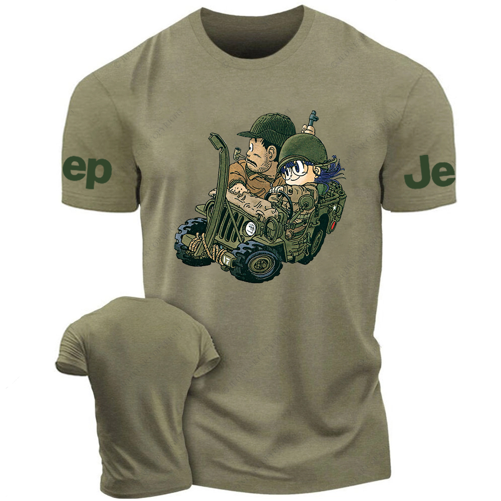 Green Cartoon Car Jp T-Shirt