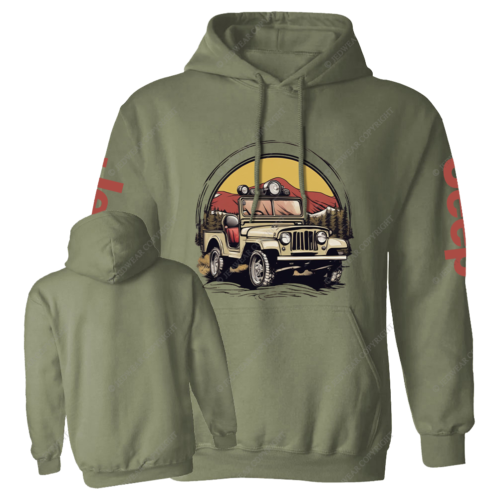 Wrangler JK Mountain Jp Casual Hoodie