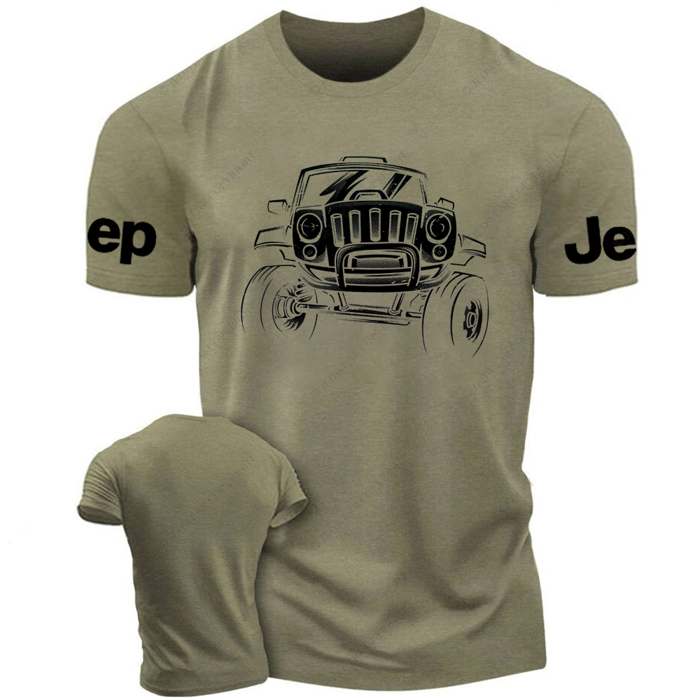Black And White Sketch Hand-Painted Car Jp T-Shirt