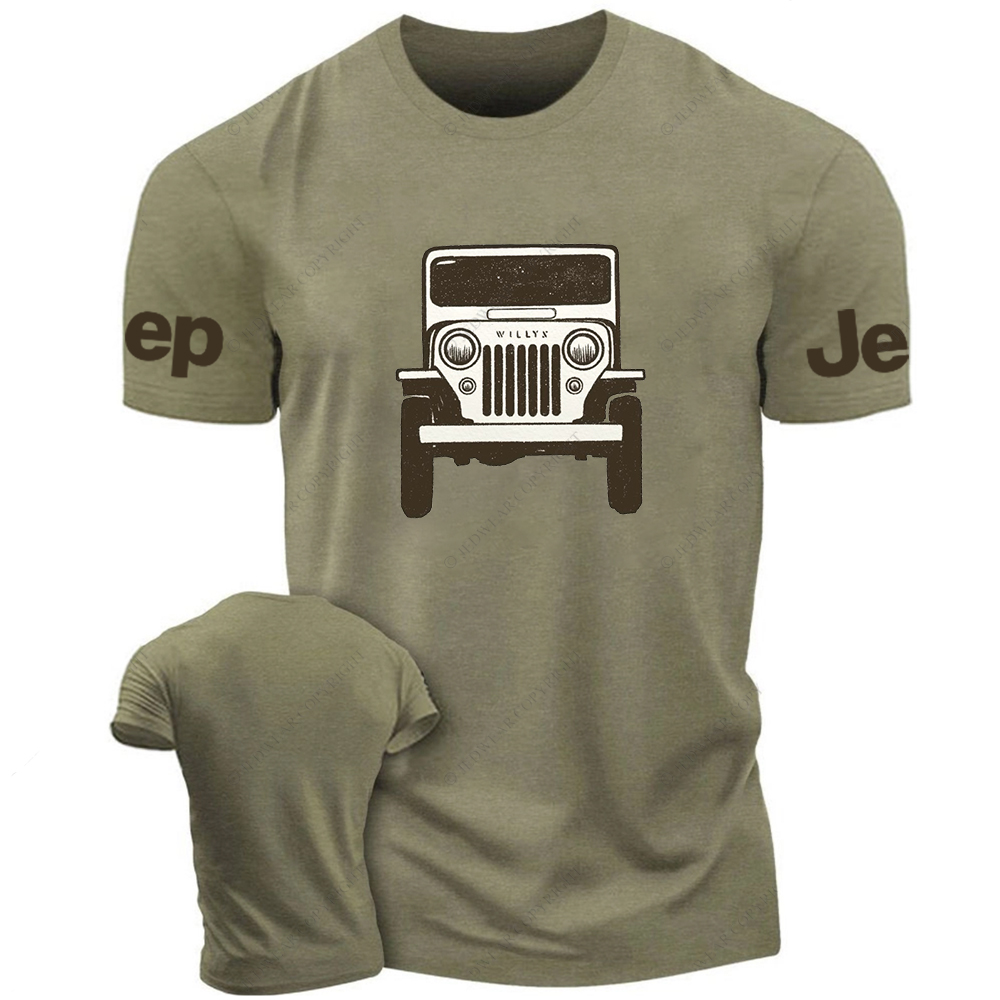 Willys Colored Pencil Drawing Jp T-Shirt