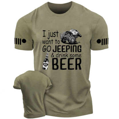 I Just Want To Go Drink Some Beer Jp T-Shirt