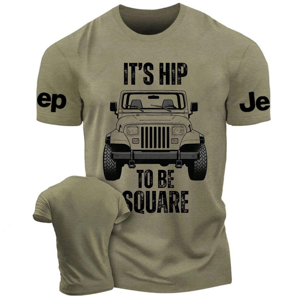 Wrangler YJ It's Hip To Be Square Jp T-Shirt