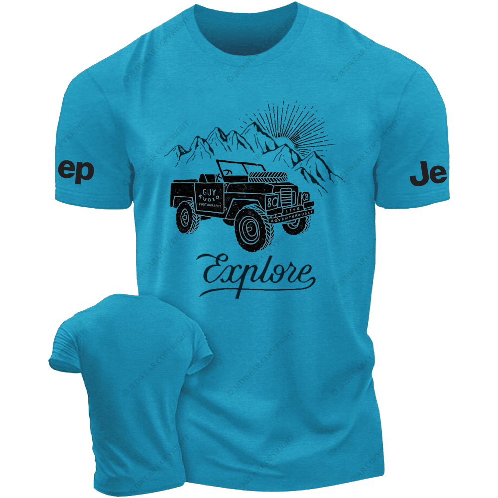 Explore Sun Mountains Hand Painted  JP T-Shirt