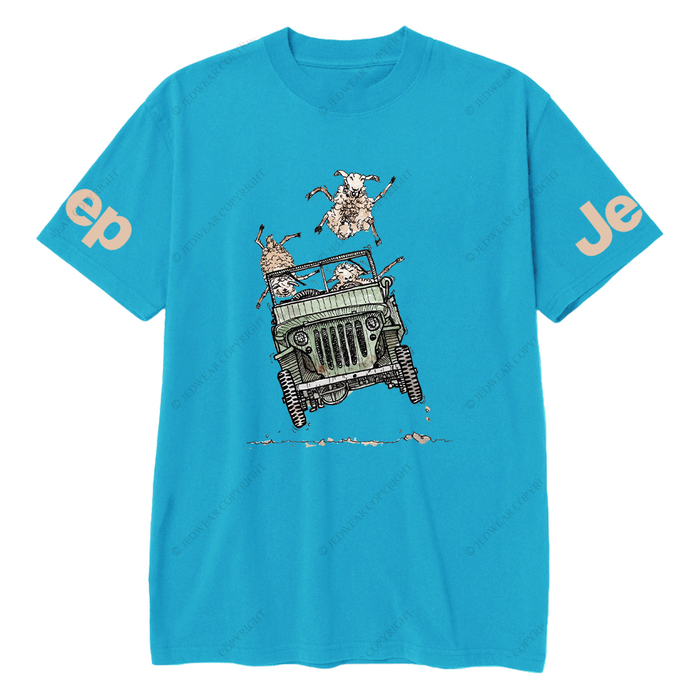 Green CJ With Sheep Jp T-Shirt