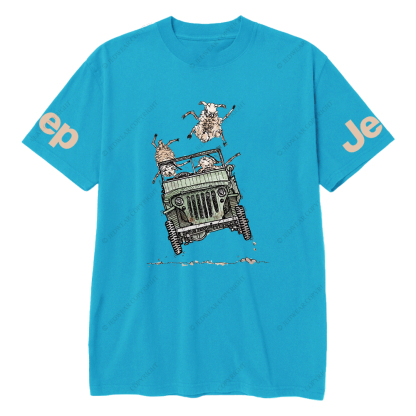 Green CJ With Sheep Jp T-Shirt