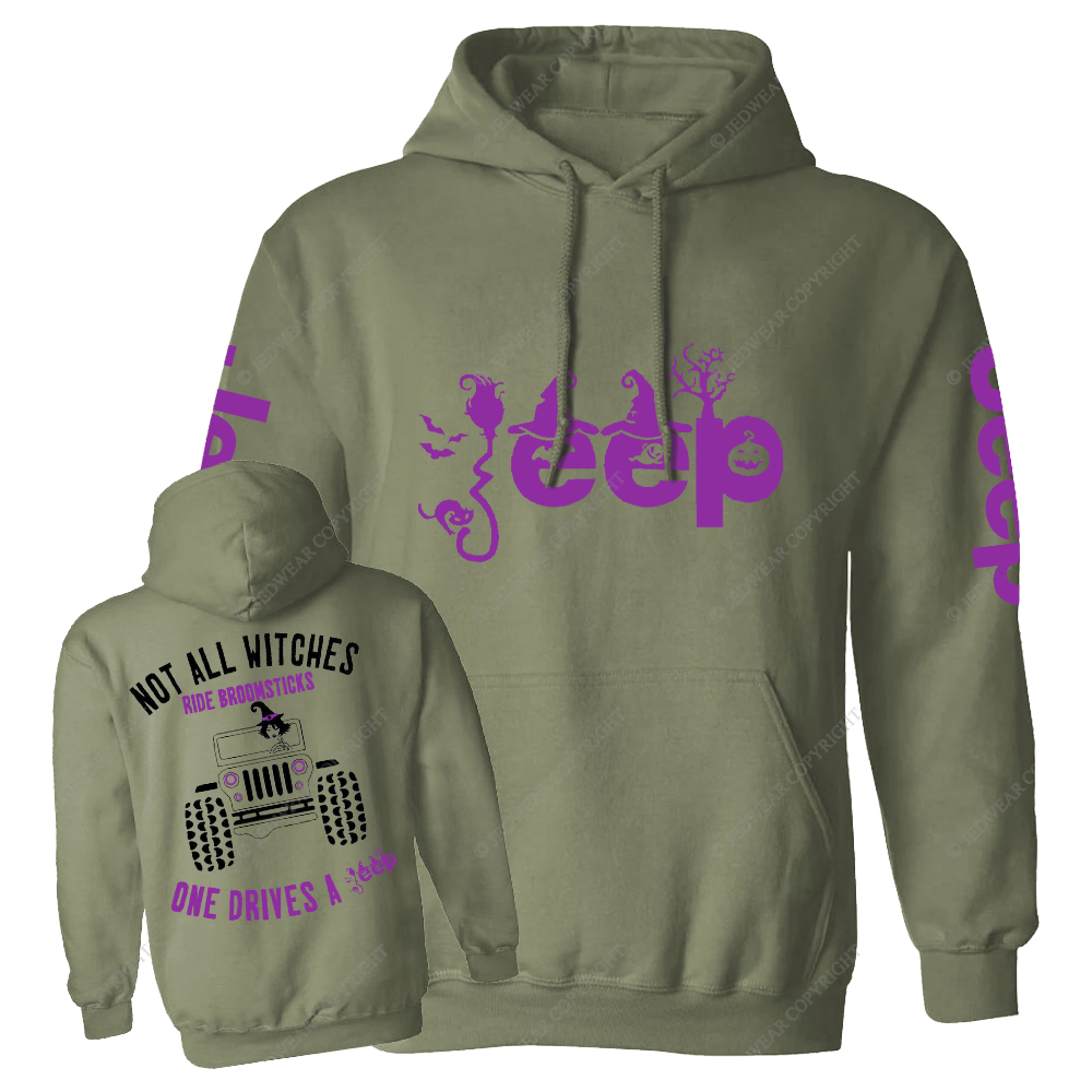 Halloween Not All Witches Ride Broomsticks One Drive A Car Jp Casual Hoodie
