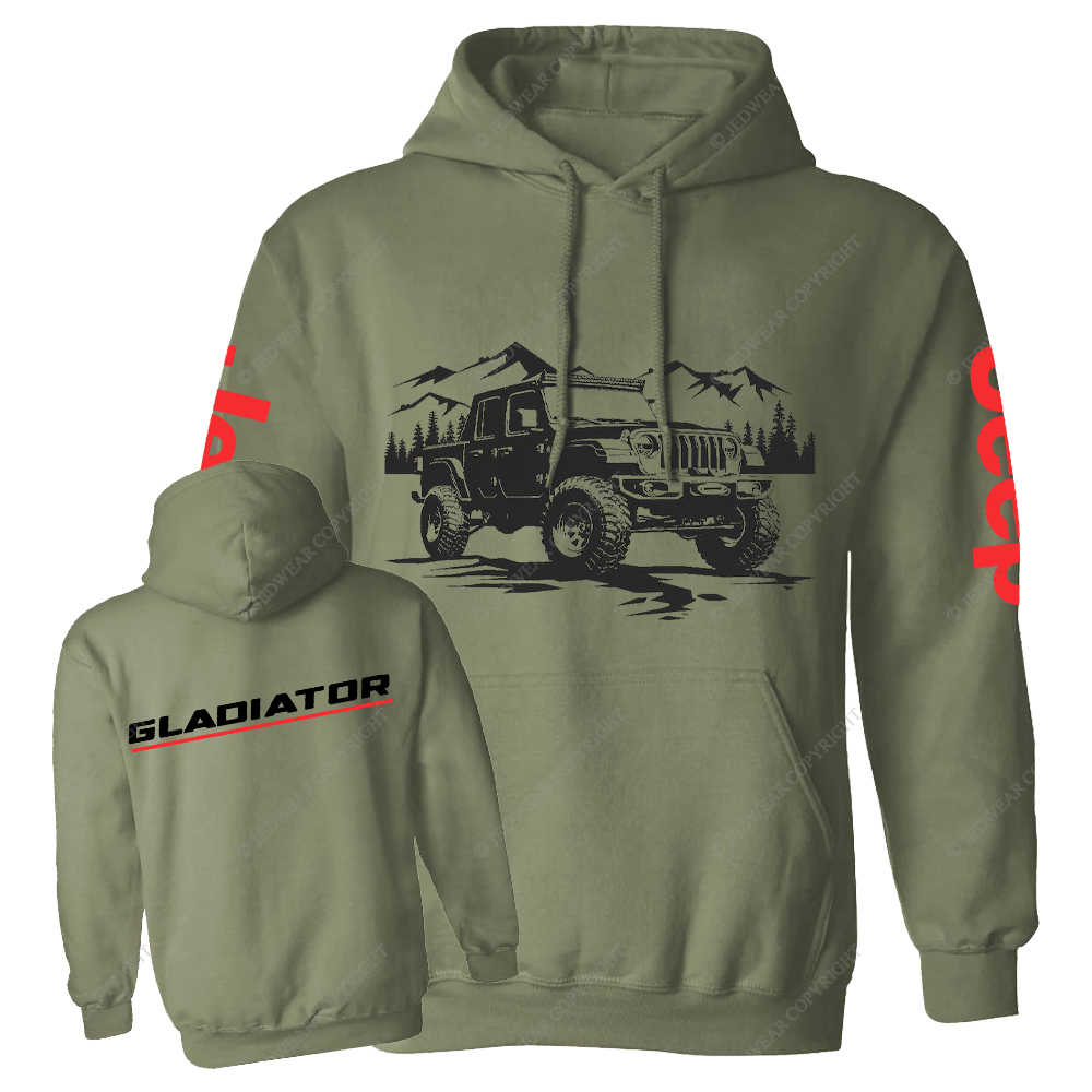 Wild Off-Roader Gladiator Rubicon Adventure Truck Jp Casual Hoodie